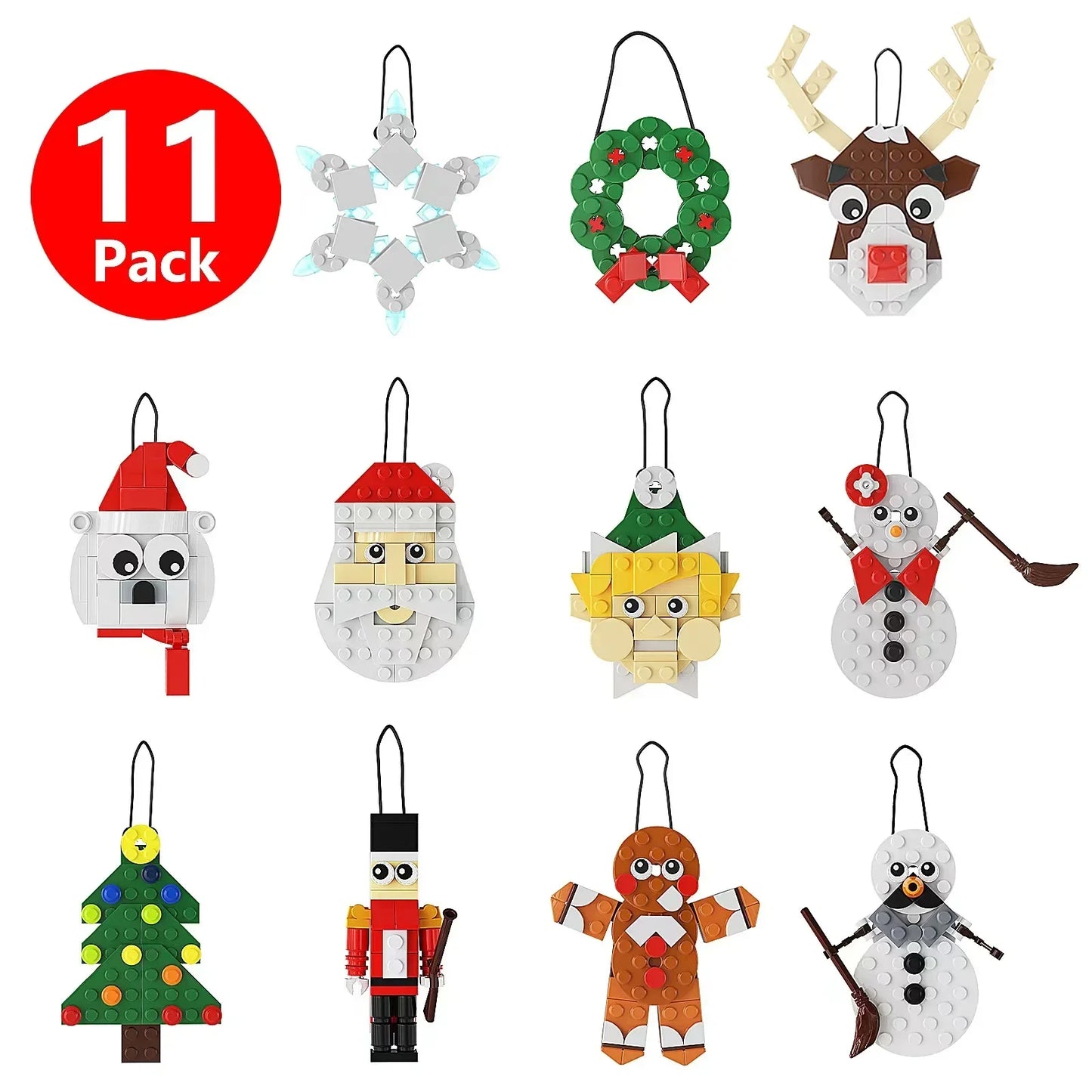 Christmas Ornament Hanging Lego Gift