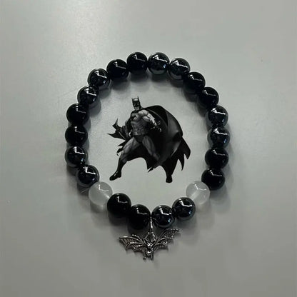 Handmade Bat and CatWoman Bracelet